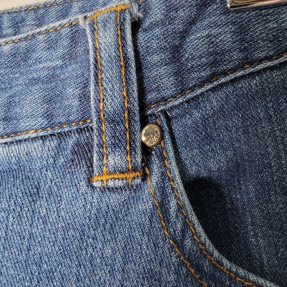 Talbots Petites Women’s Jeans Sz 12P Bootcut Rhinestone Button & Pockets Sparkle - Picture 10 of 10